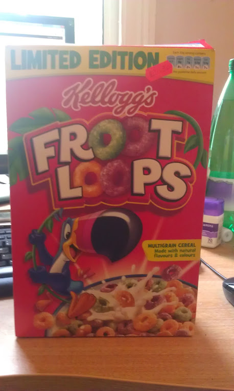 Kellogg's Froot Loops Cereal - Giant-Size Fruity UK